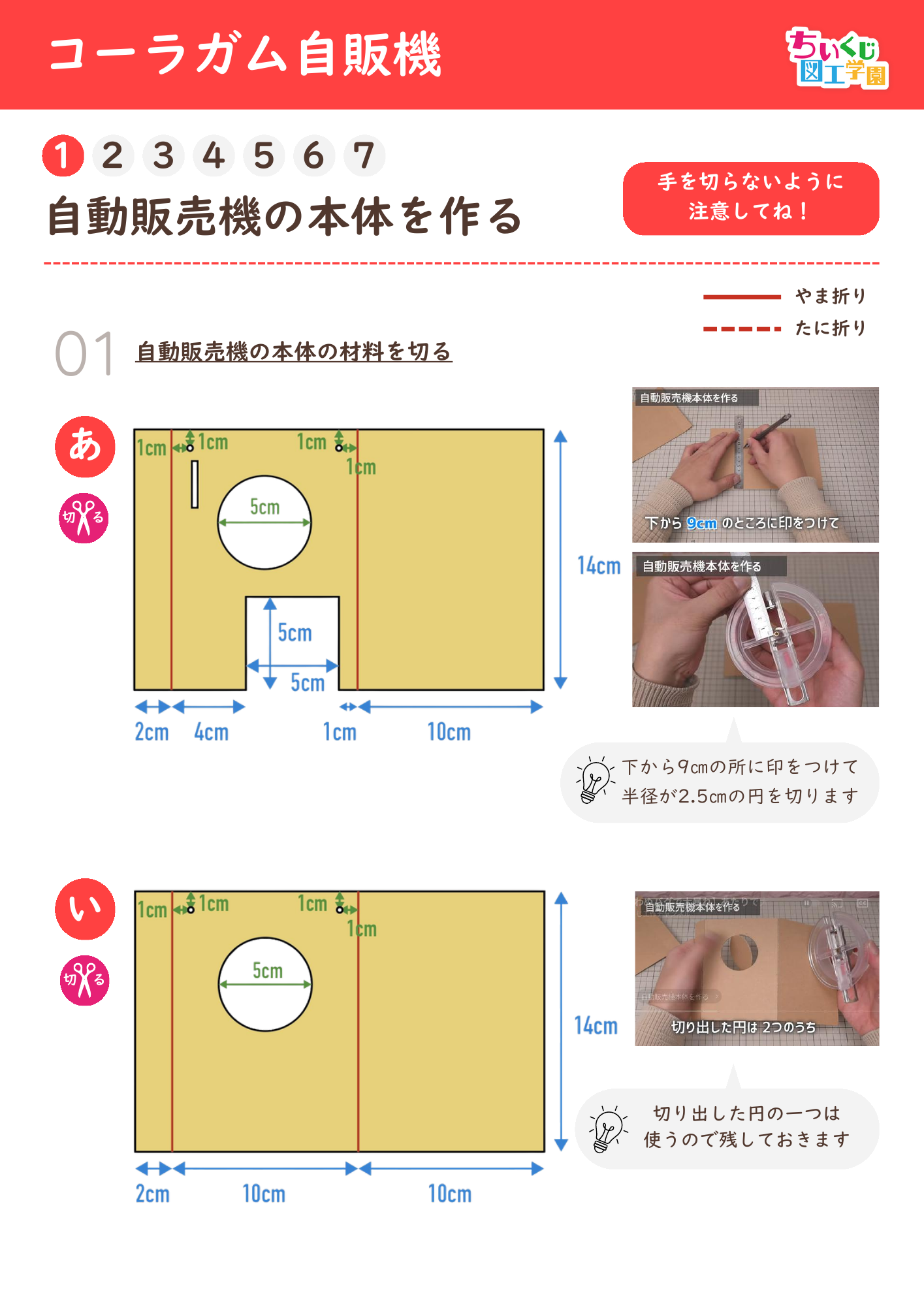 コーラガム自販機の最初の図解ページ（見本）