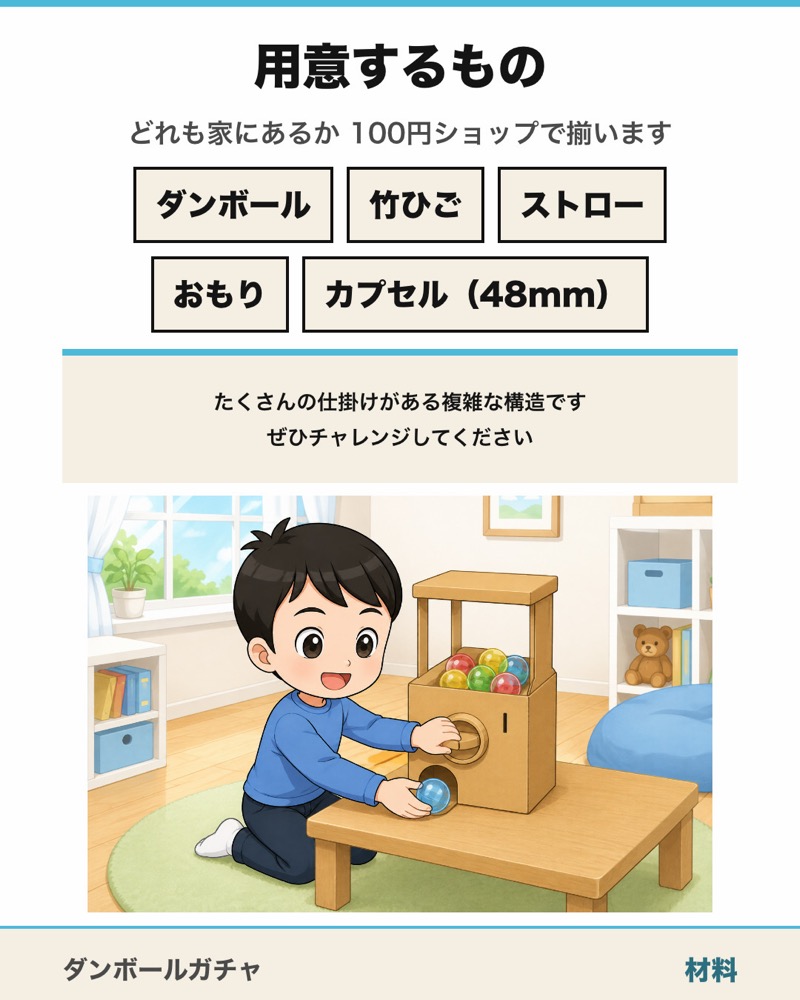 ダンボールガチャ（歯車）の図面 2枚目